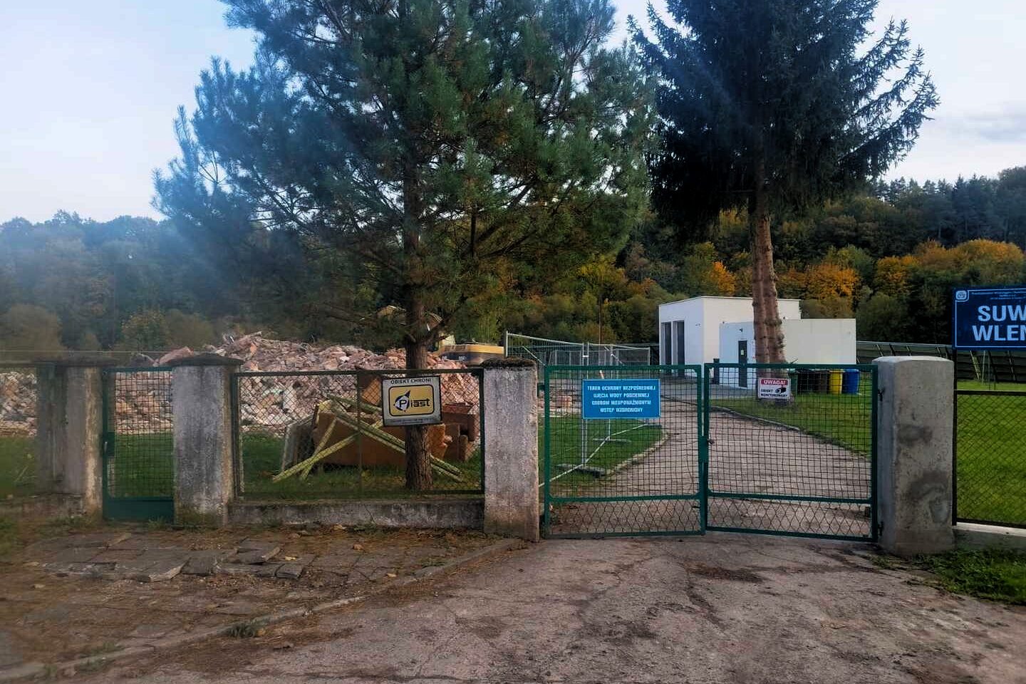 Koniec stacji uzdatniania wody we Wleniu. Teraz jest nowoczesny kontener