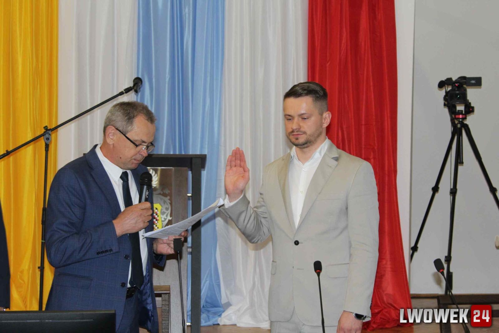 Nowi Radni oraz Burmistrz Lwówka Śląskiego złożyli ślubowanie podczas inauguracyjnej sesji