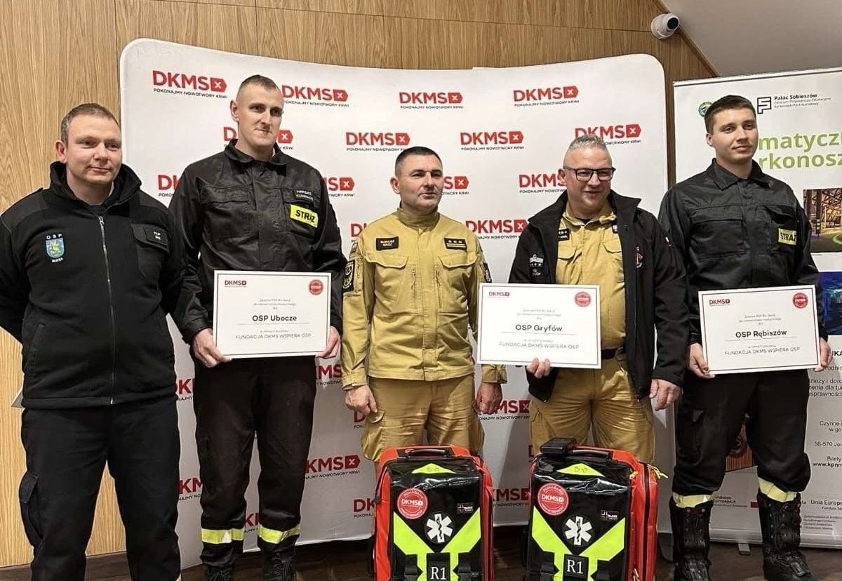 Strażacy z naszego powiatu w lepszym wyposażeniu – Fundacja DKMS