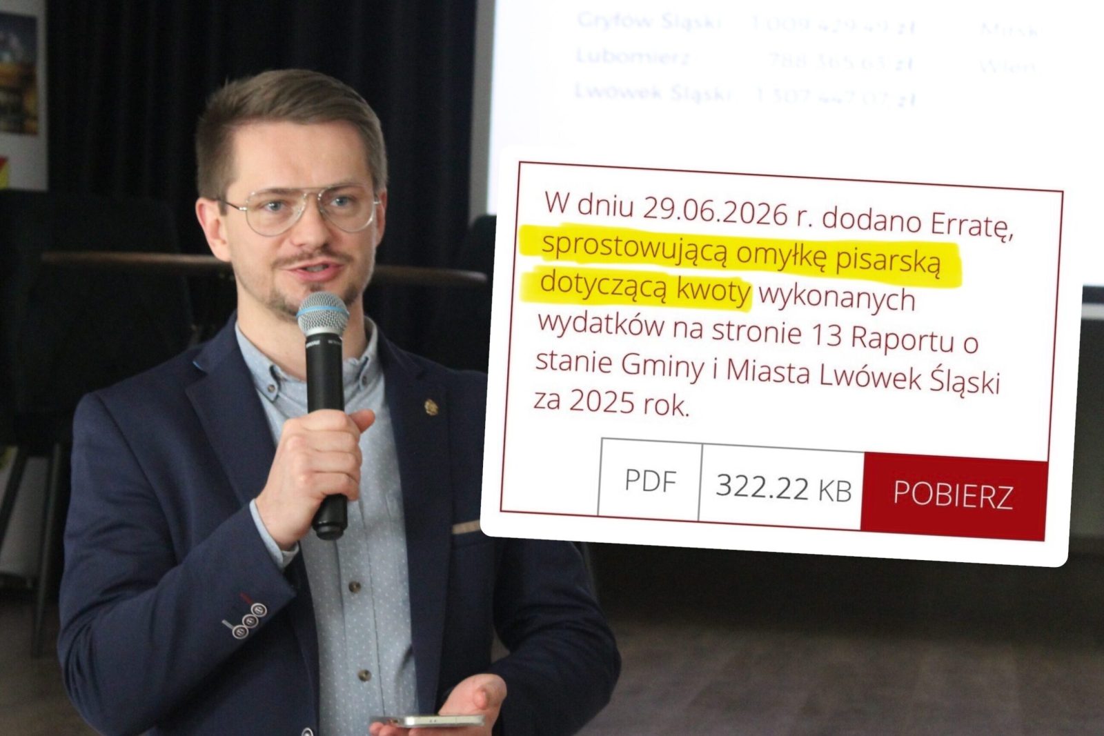 Redakcja nie kłamała. Był błąd w gminnym dokumencie. Burmistrz oficjalnie potwierdza wersję naszej redakcji